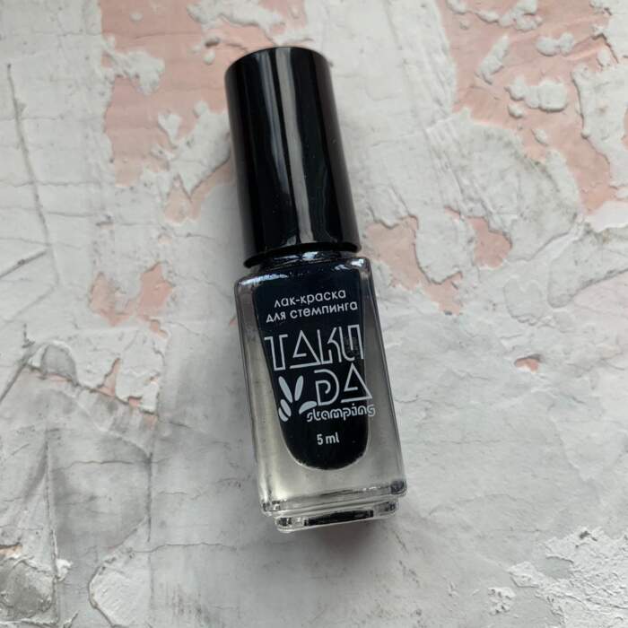 Stamping-Lack Taki Da Schwarz 001, 5 ml